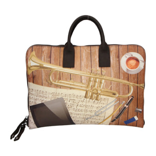 Borsa a mano da donna - Modello Michela - Vera pelle - 28.0 x 40.0 x 3.0 cm