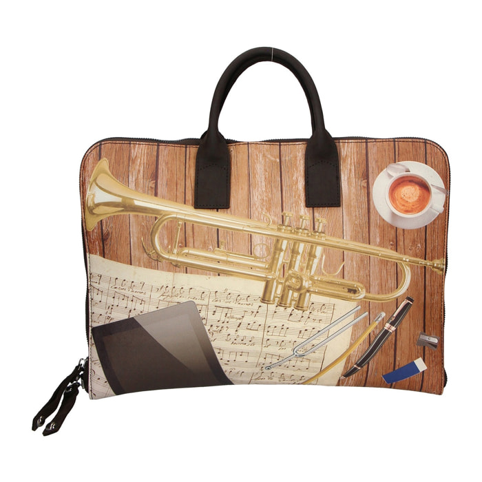 Borsa a mano da donna - Modello Michela - Vera pelle - 28.0 x 40.0 x 3.0 cm