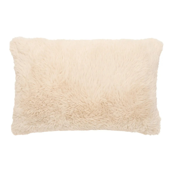 Coussin Duvia rectangulaire 38x58cm beige