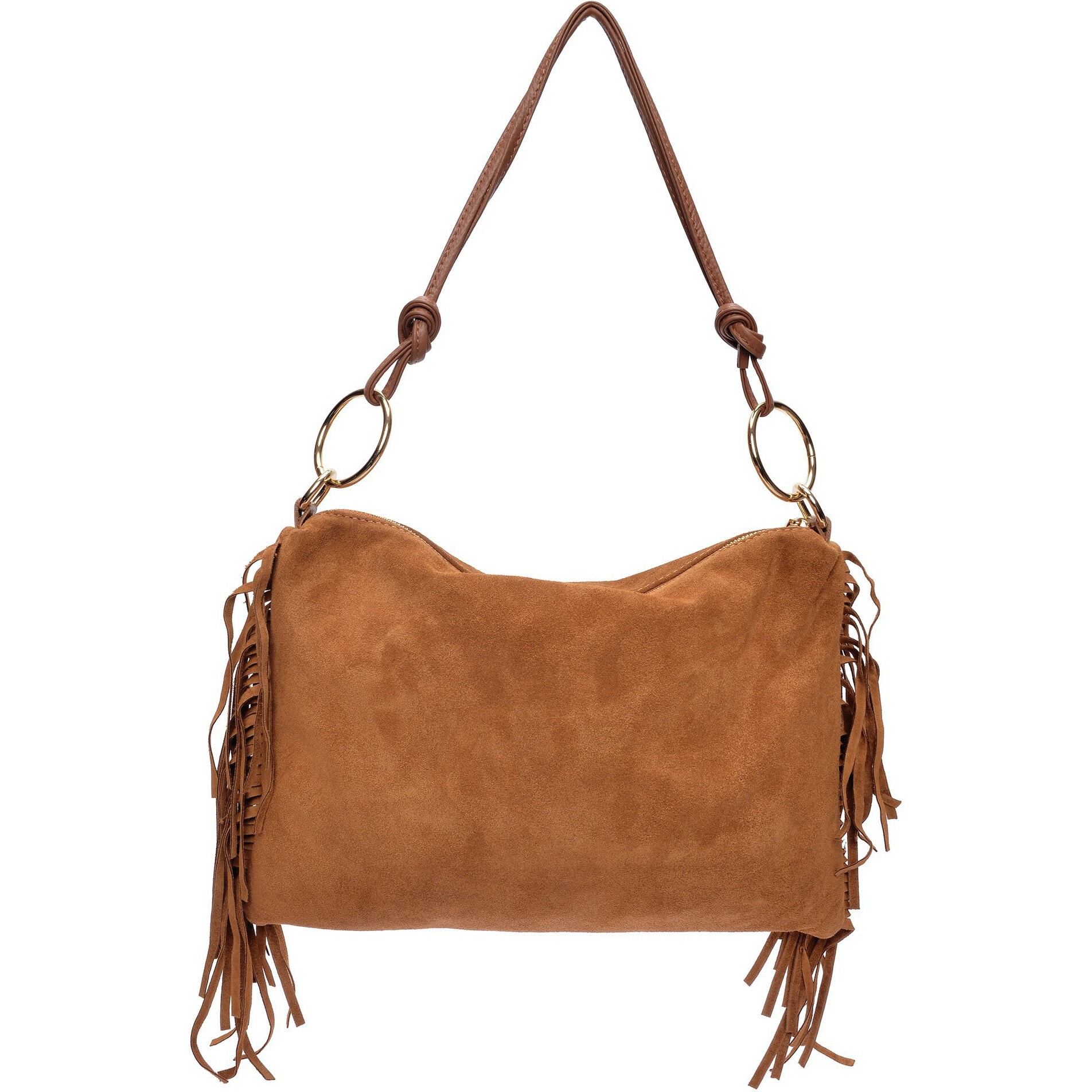 Borsa a tracolla Anna Luchini Cammello