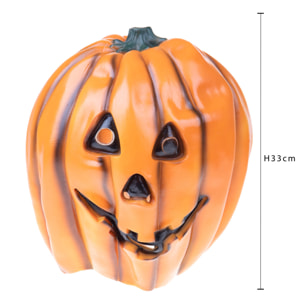 Maschera Zucca 33 Cm - Pezzi 4 - 25X33X25cm - Colore: Incolore - Bianchi Dino - Halloween, Streghe