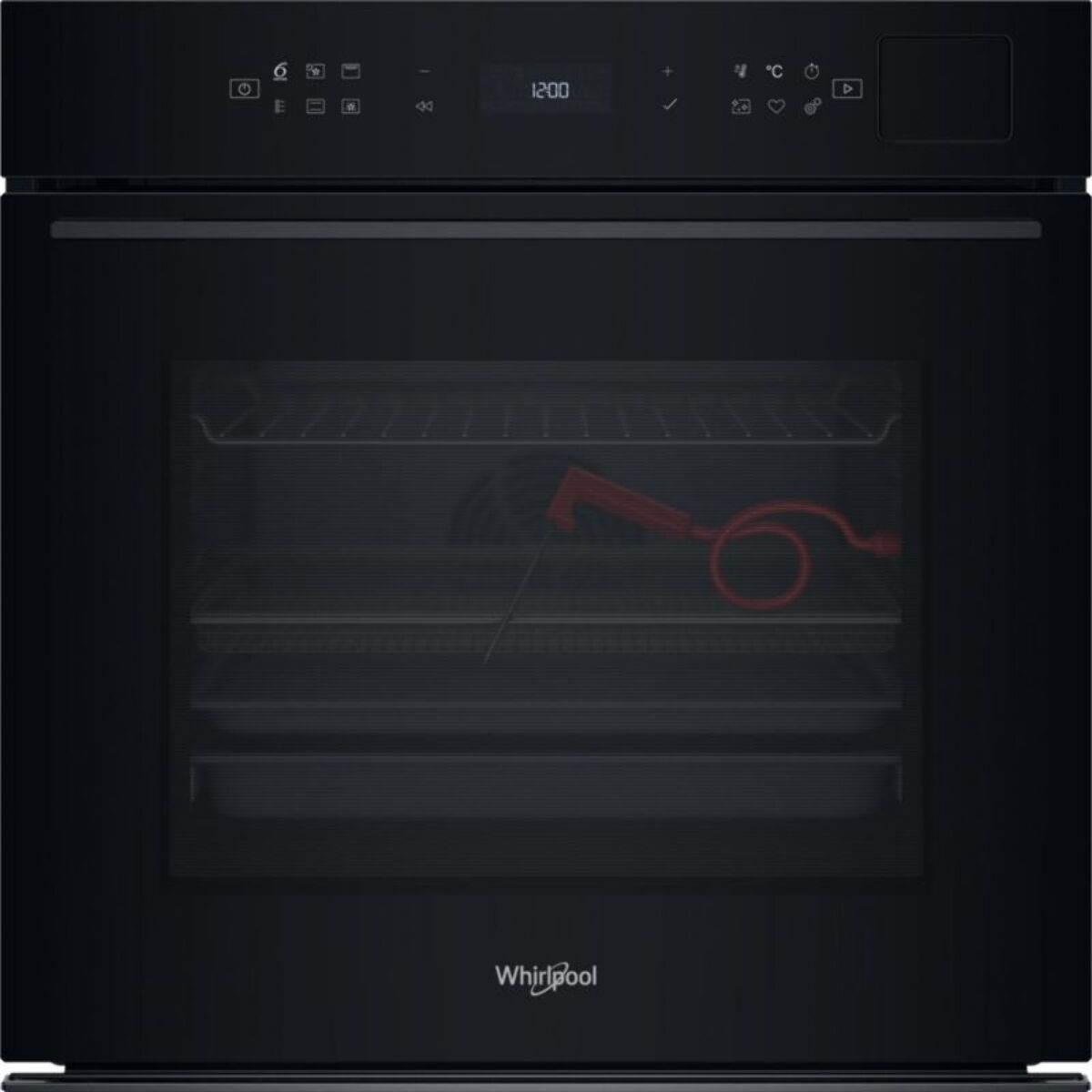 Four encastrable fonction vapeur WHIRLPOOL WOI7A8FPT1SBAF - Pyrolyse, 6ème Sens, Vapeur SteamSens+, Air Fry, TFT