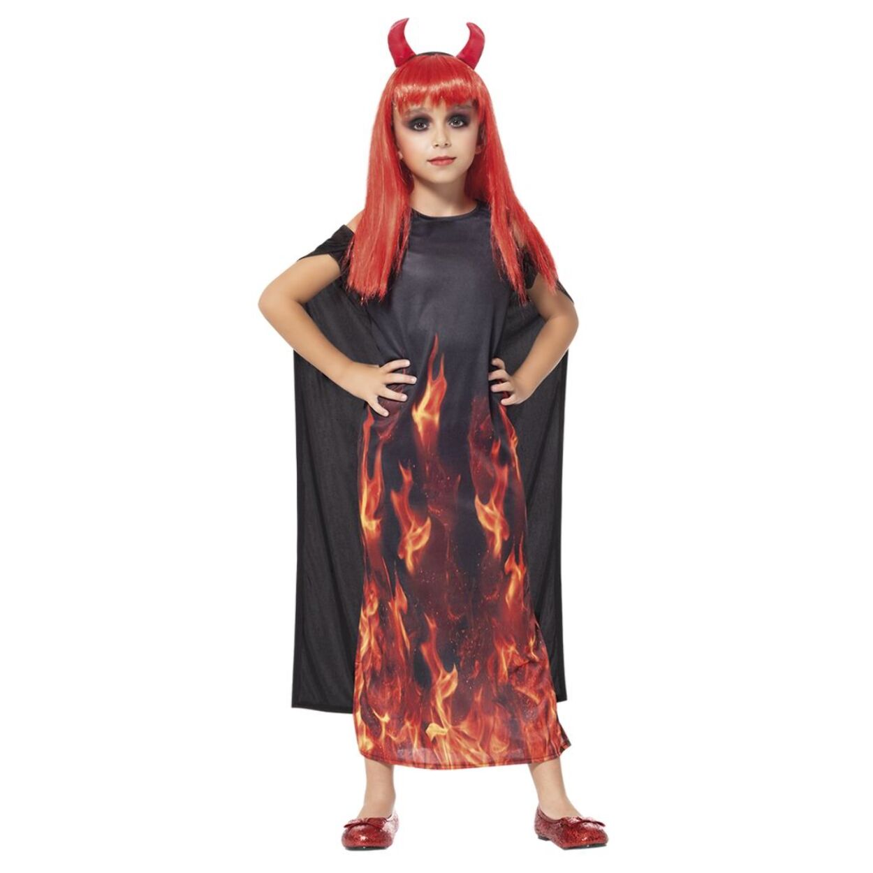 DISFRAZ DIABLESA EN LLAMAS INF