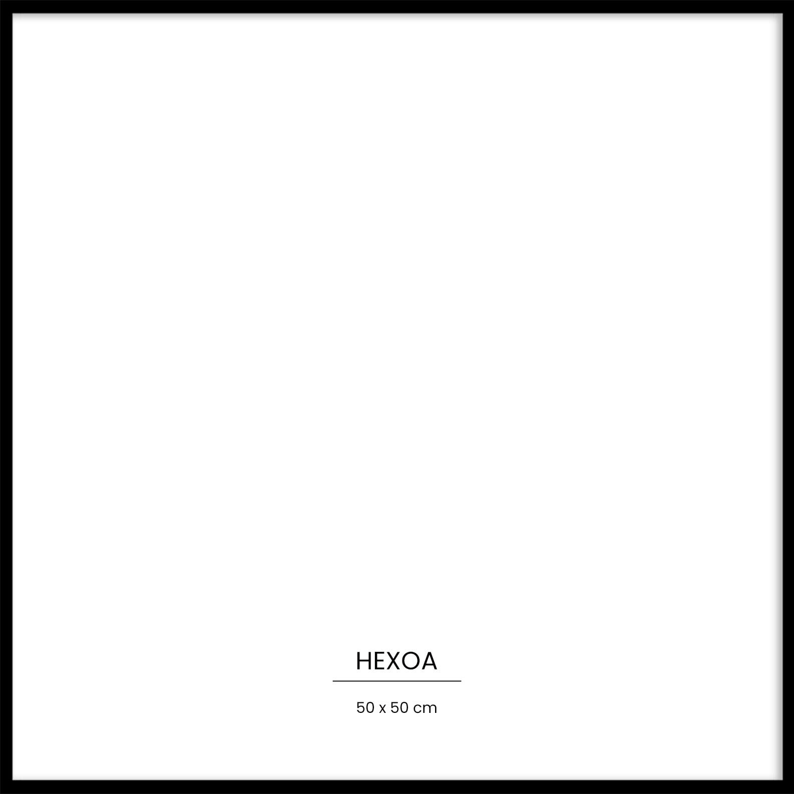 Cadre métal Noir 50x50cm cadre seul