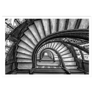 Affiche circular staircase Affiche seule