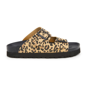 SANDALO CON ZEPPA BILLOWY MARRONE