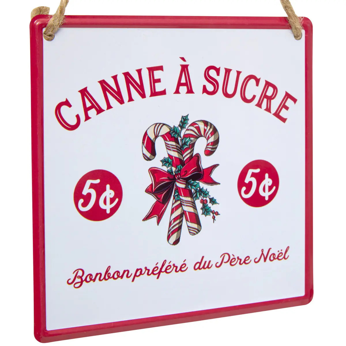 SDN METAL PANCARTE SUCRE 12CM