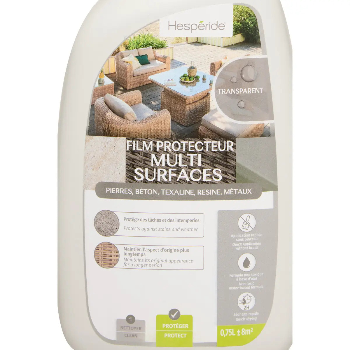 Spray protecteur multi-surface extérieur 75cl