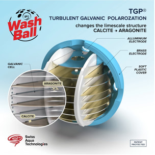 IPS WashBall : solution anticalcaire et économique pour lave-vaisselle et lave-linge (SWB)