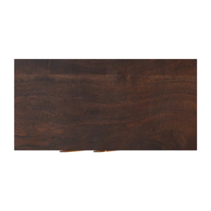 Commode 2 portes en bois d'acacia et bois recyclé - Krabi