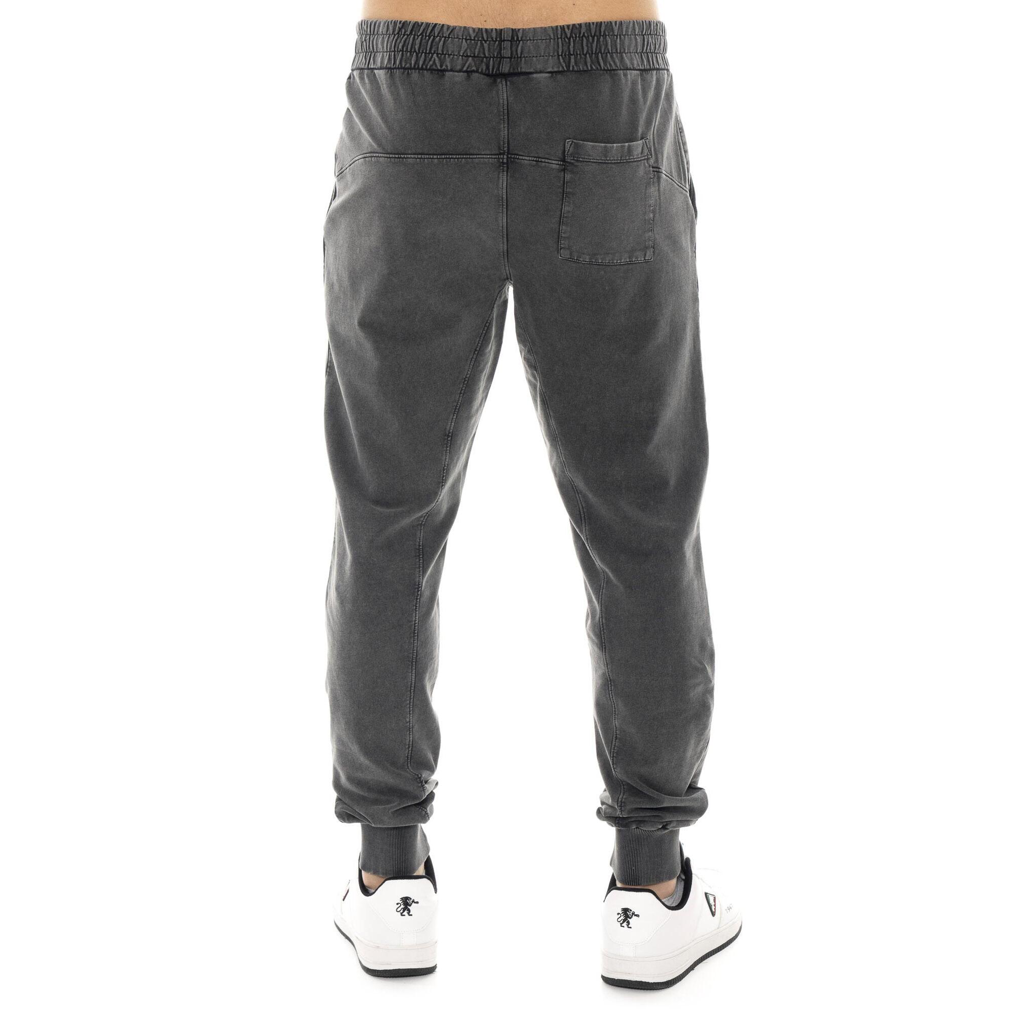 Pantalone da uomo non garzato in tessuto lavato Leone Old Wash