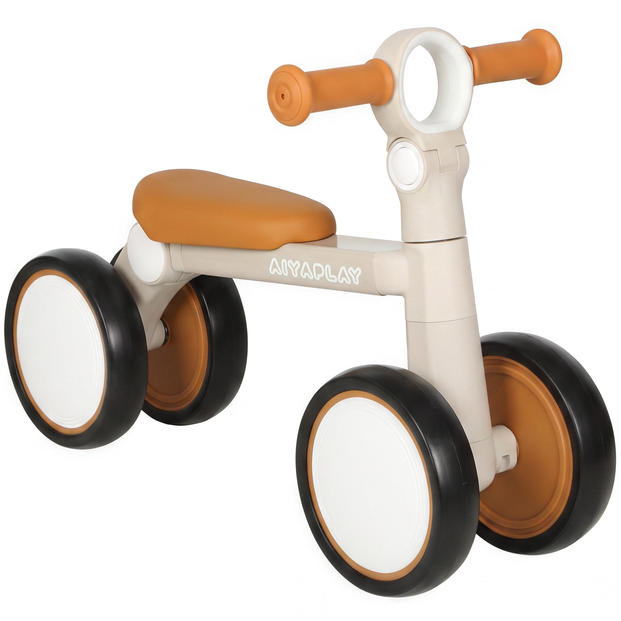Draisienne enfant pliable selle guidon réglables crème