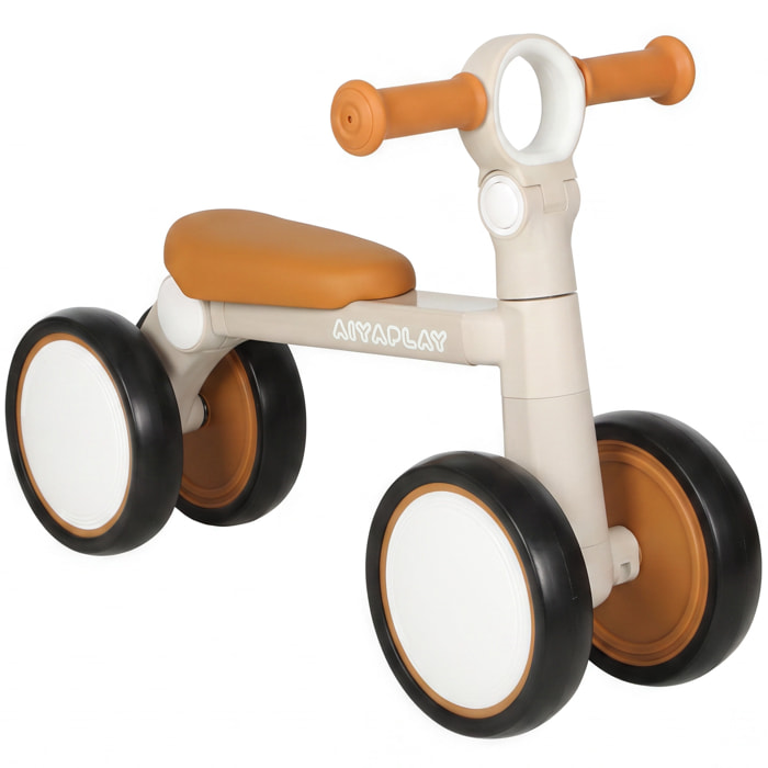 Draisienne enfant pliable selle guidon réglables crème