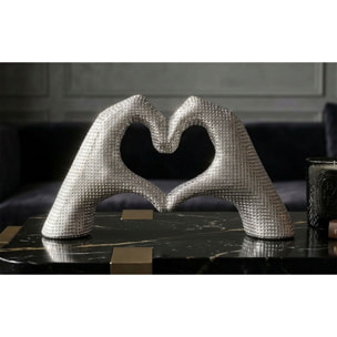 SCULTURA LOVER SILVER CM 25X7,5X13,5