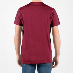 T-shirt basic con logo ricamato