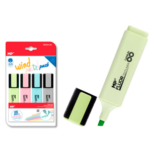 EVIDENZIATORE TEXTLINER WIND PACK 4 Pz.