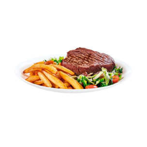 6 assiettes plates blanches 25 cm Apy - Luminarc