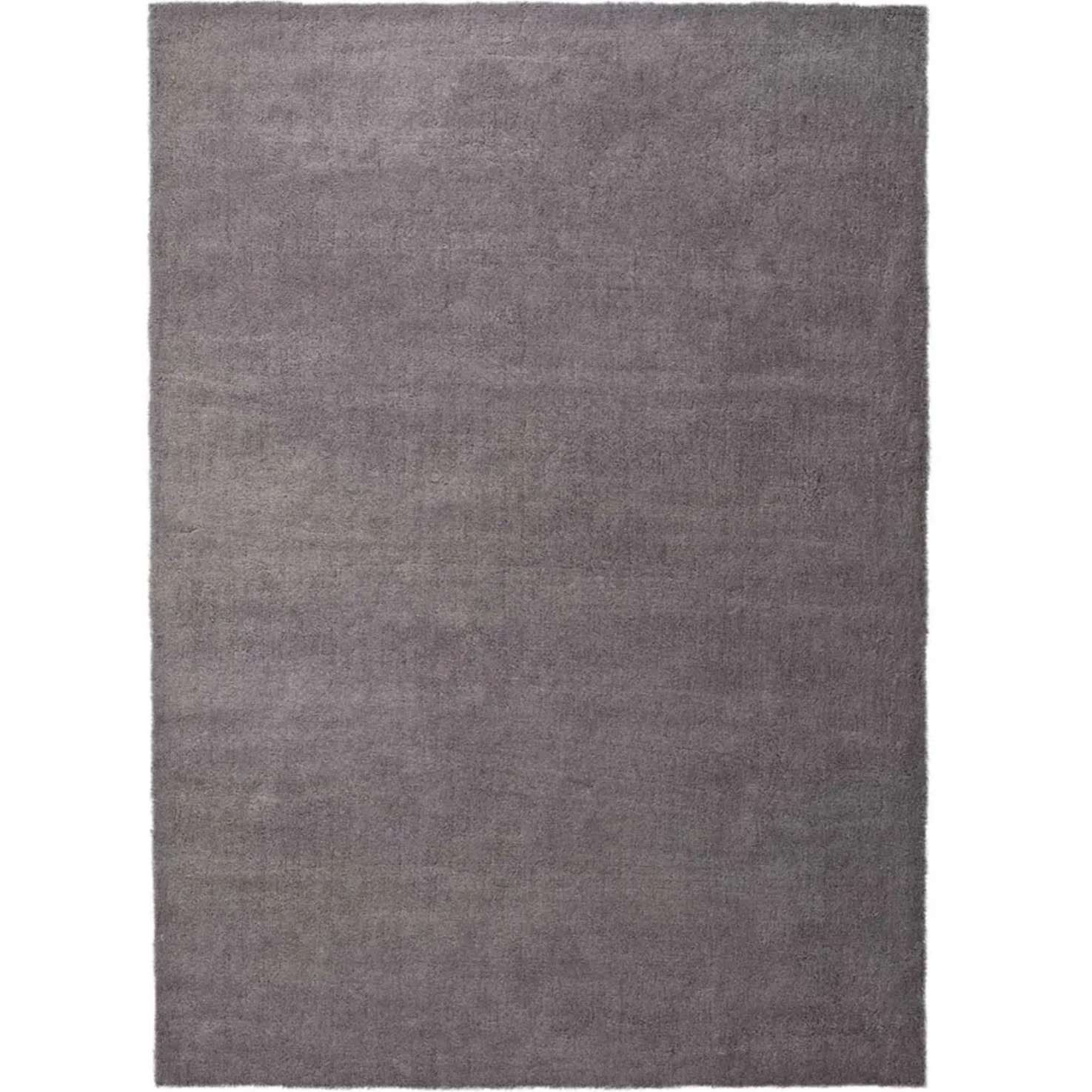 SHANGHAI Alfombra shaggy lisa gris, varias medidas disponibles.