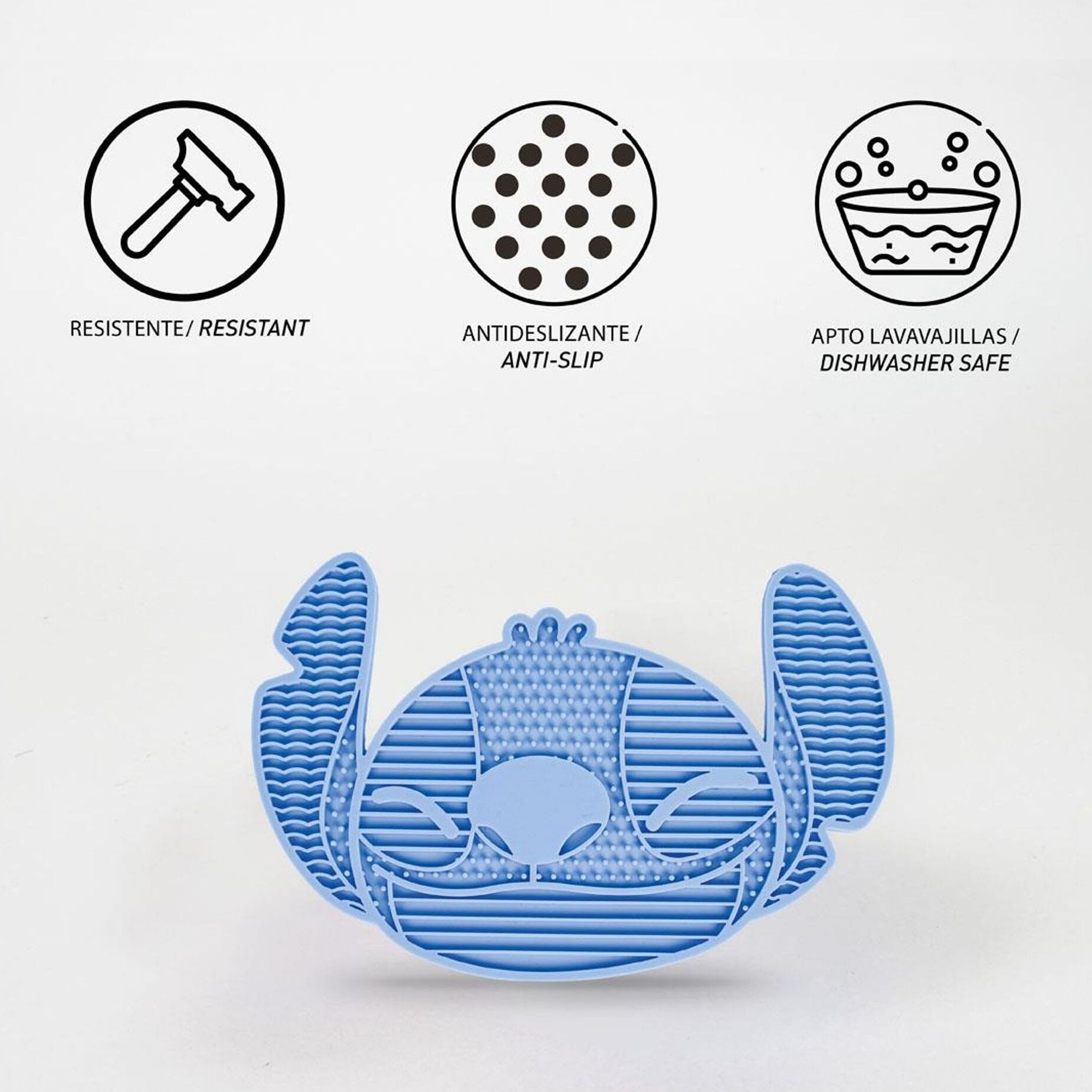 Comedero Para Perro Silicona Stitch