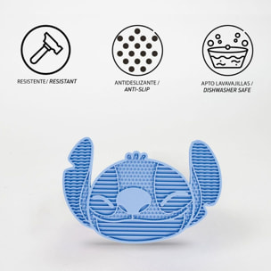 Comedero Para Perro Silicona Stitch