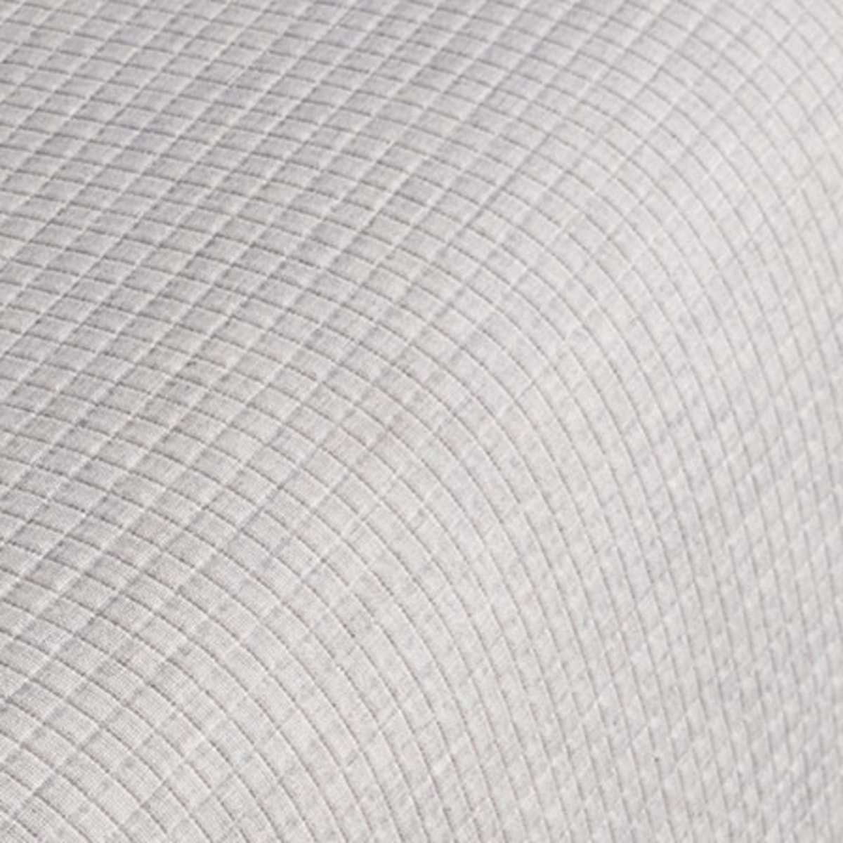 Jeté de lit BRENNE - coton et polyester - gris