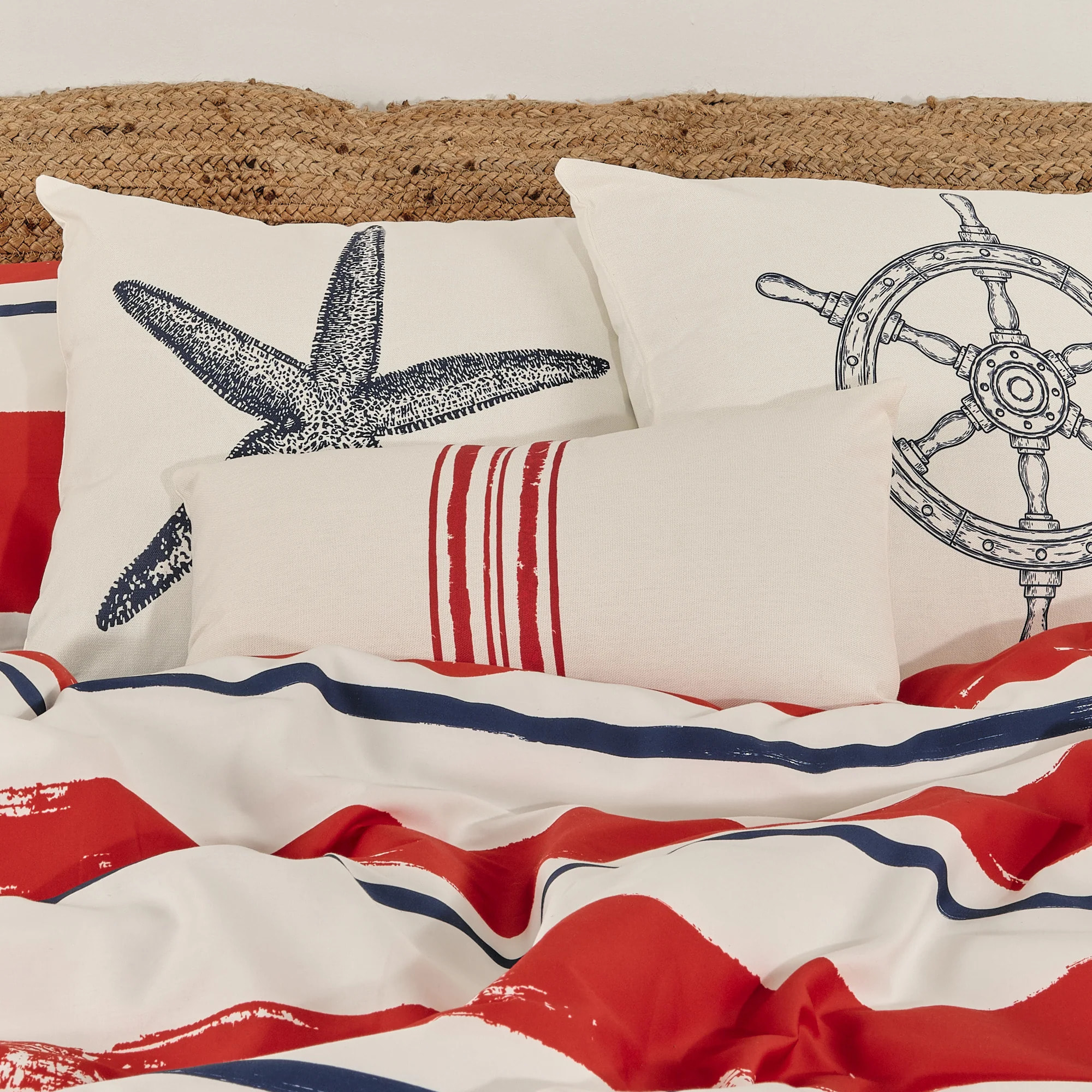 Housse de coussin 100 % coton 30x50 cm Moraira C