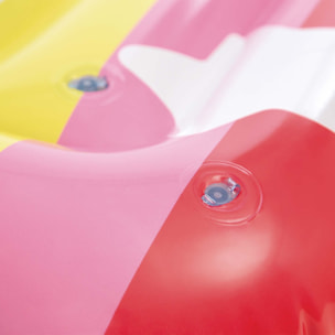 Intex Materassino Mare Gonfiabile Rainbow con Nuvole, PVC, Multicolore, 175x117x20 cm