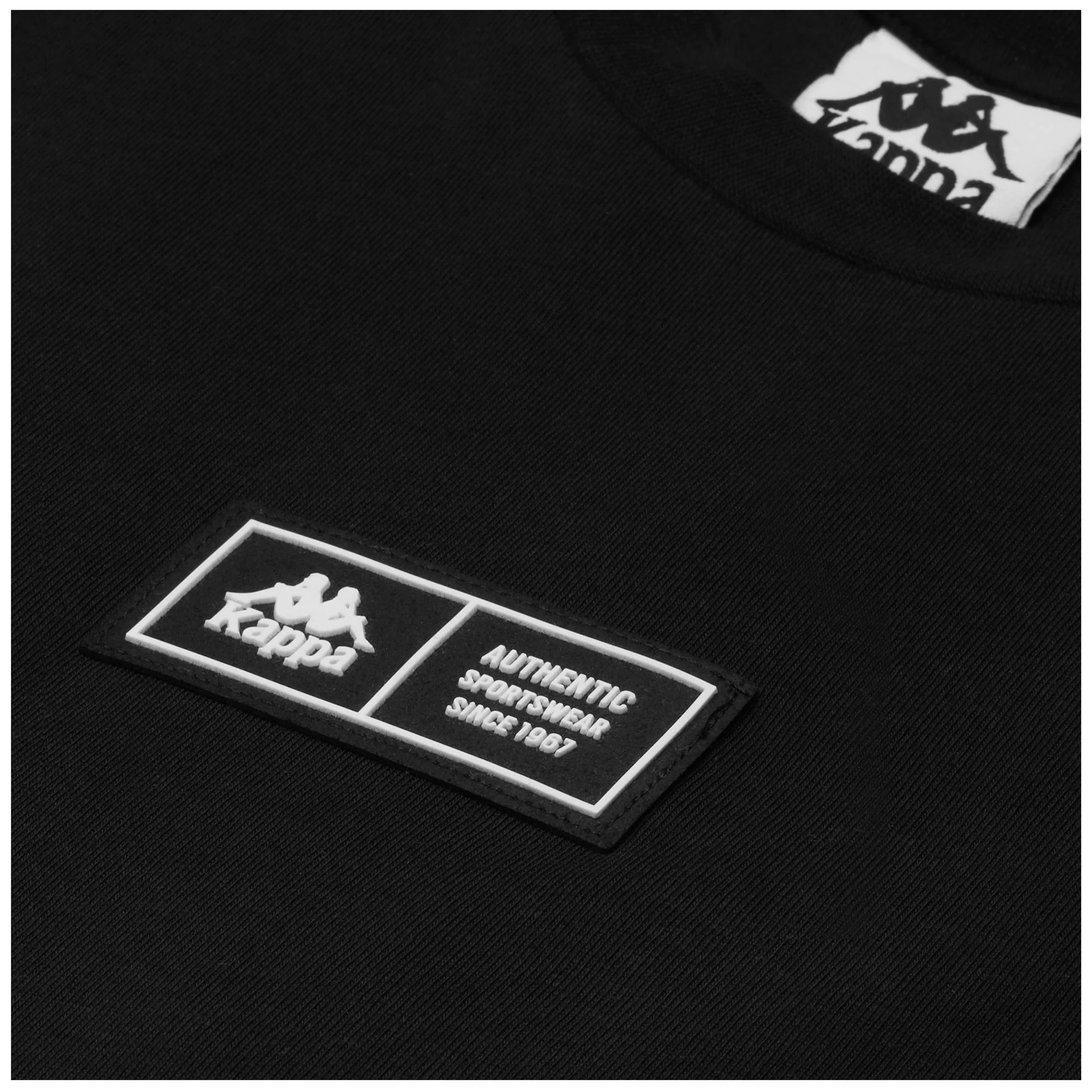 Kappa - T-Shirts & Top Uomo Nero - Authentic Nuria