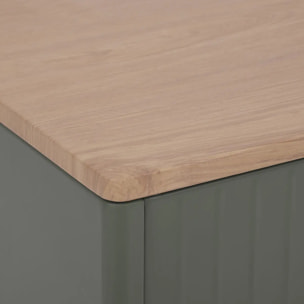 Buffet de jardin Ironia en acier galvanisé vert laurier