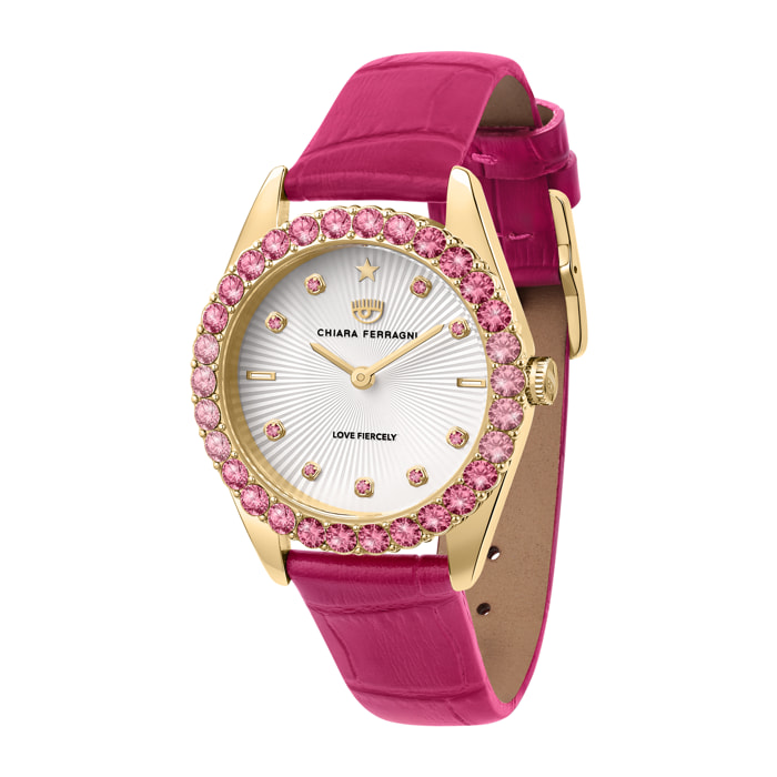 Reloj Chiara Ferragni R1951100502 Mujer Analogico Cuarzo con Correa de Cuero