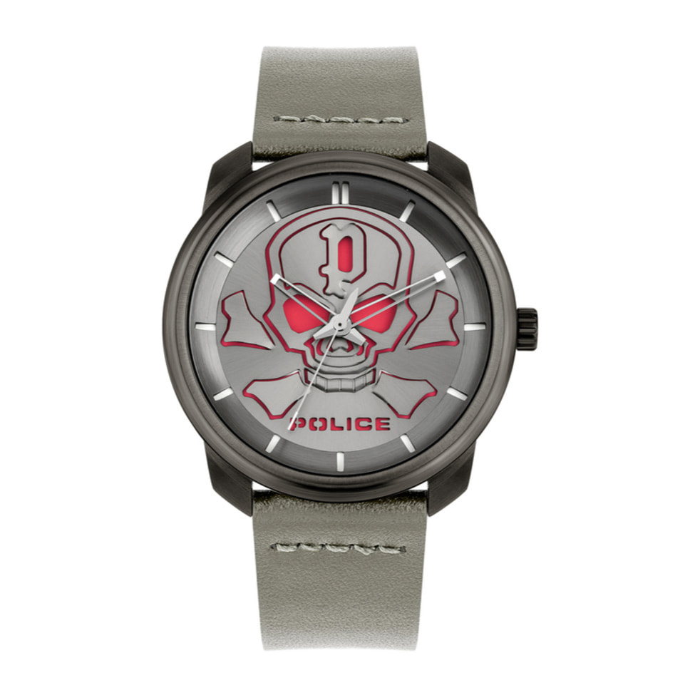 Reloj Police PL15714JSU-61 Hombre Analogico Cuarzo con Correa de Cuero