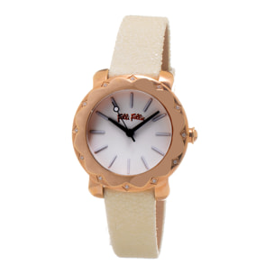 Reloj Folli Follie WF14B002SPS Mujer Analogico Cuarzo con Correa de Piel