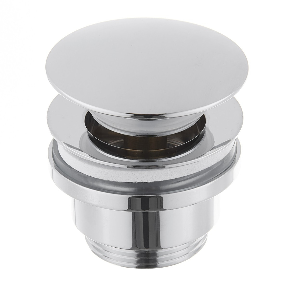 Bonde clic-clac G 5/4" pour lavabo avec trop-plein – laiton chromé – SAT