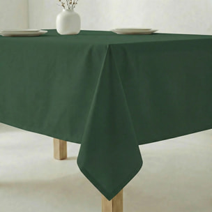 Nappe antitache au toucher tissu imperméable Vert foncé