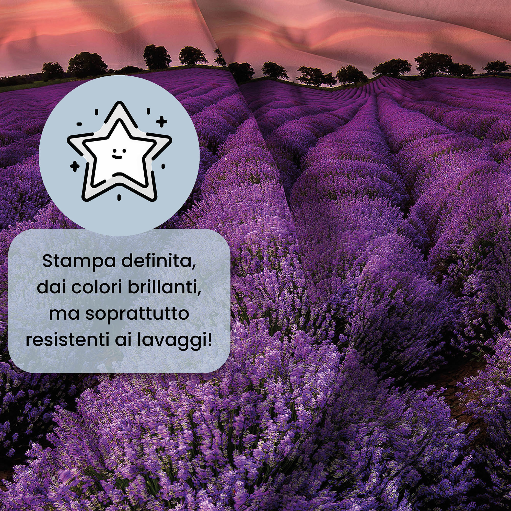 PARURE COPRIPIUMINO GOODNIGHT - STAMPA DIGITALE 100% Microfibra