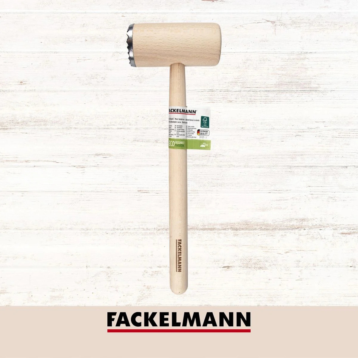 Attendrisseur de viande en bois FSC Fackelmann Nature