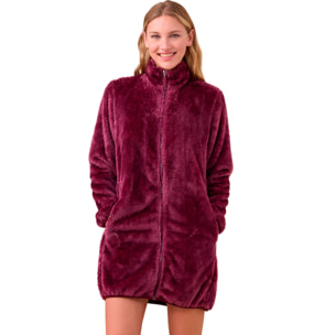 Vestaglia donna eco pelliccia articolo unito. Noidinotte