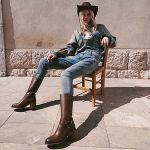 Stivaletti Donna Tata Italia Marrone