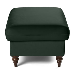 Flamingo - pouf en velours - Vert
