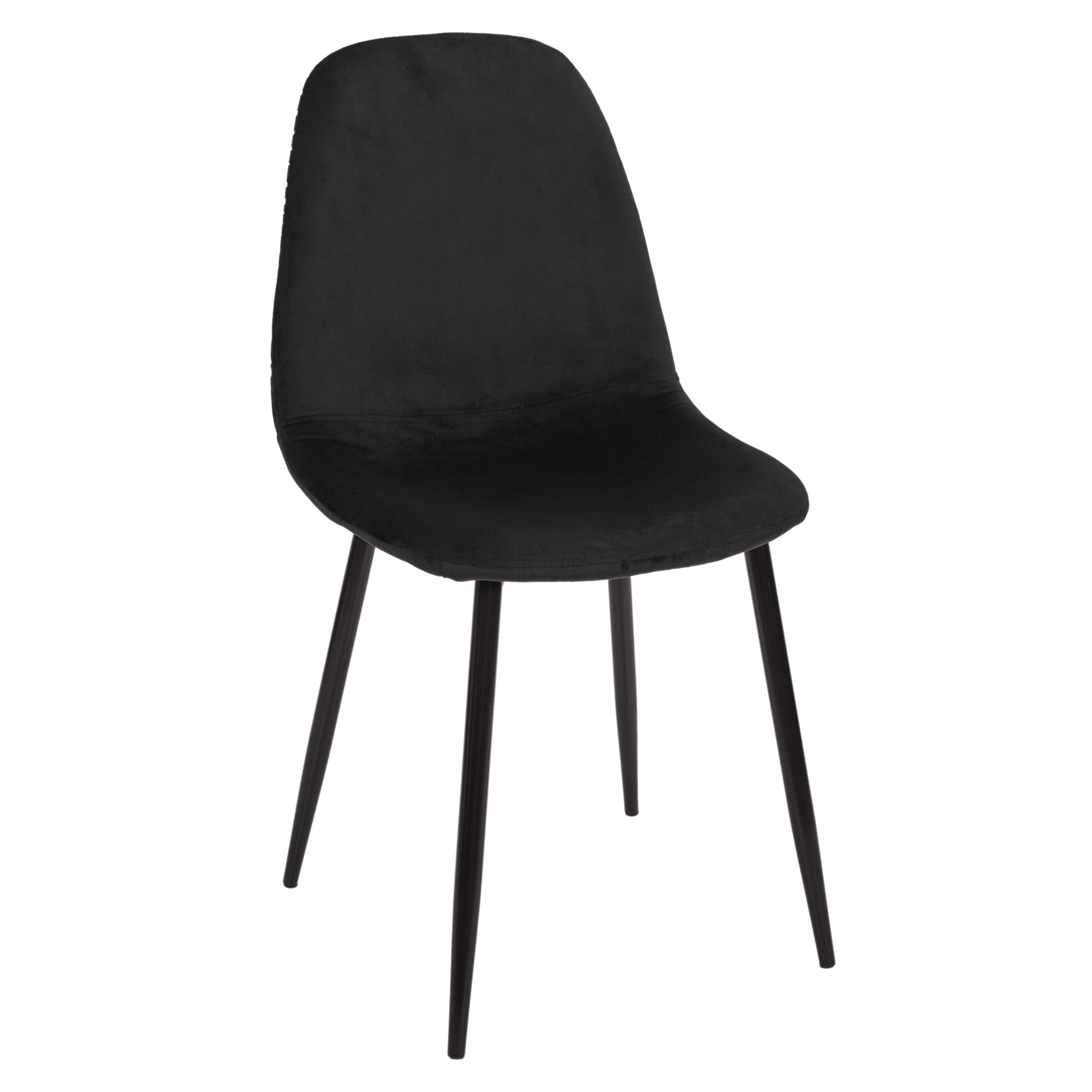 Chaise Pieds Metal Leaf Noir - Lot De 4