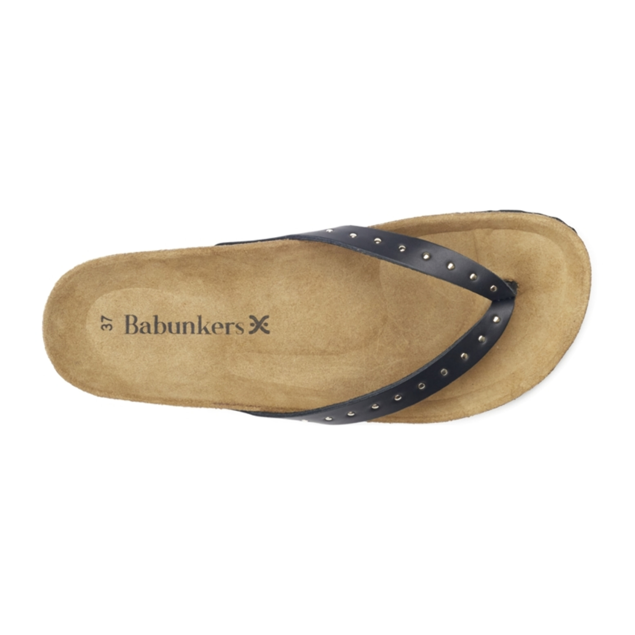 SANDALIA TARIFA BABUNKERS NEGRO