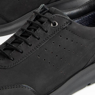 Zapato Oxford De Piel - Negro