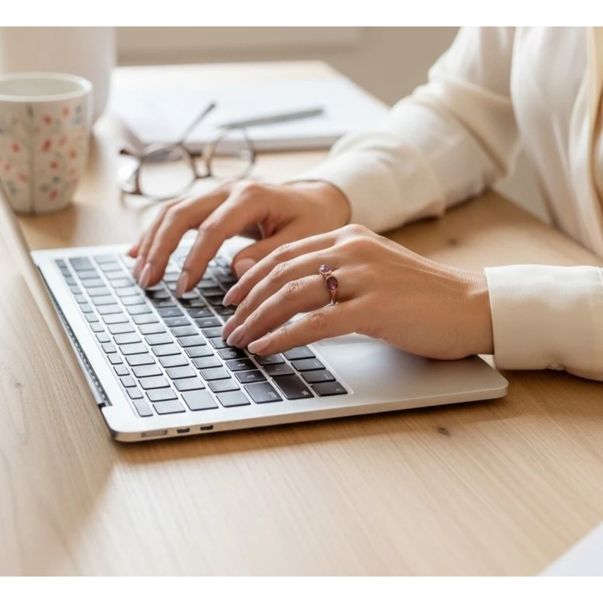 Anillo doble cristal abierto alianza dorado chapado latón cristal Sw amatista