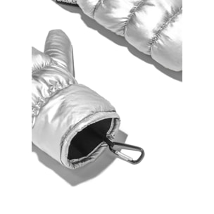 Guantes de esquí Nordic Bomb Puffer Mittens Plata D.Franklin