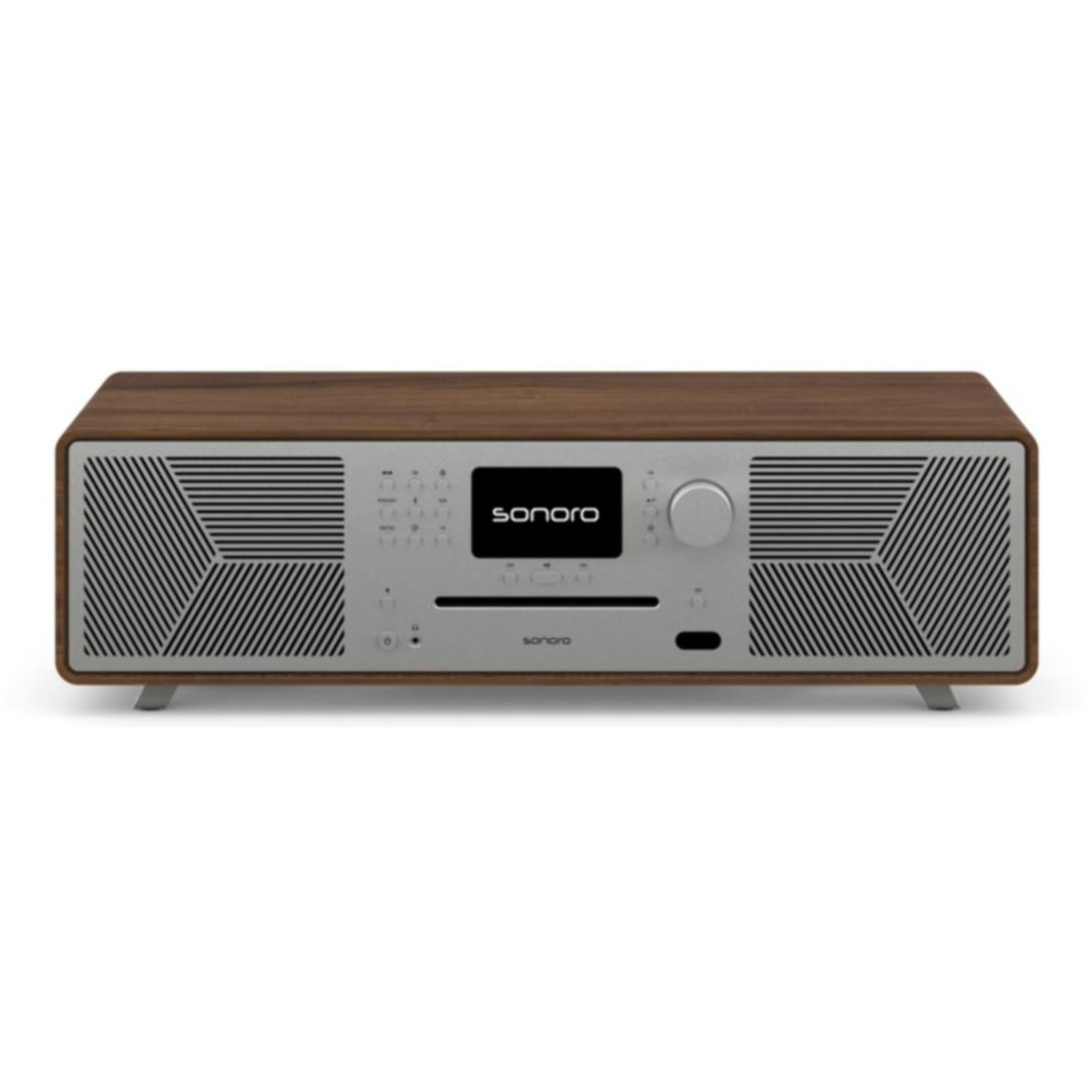 Chaîne HiFi SONORO MEISTERSTUCK (Gen 2) Noyer-Argent