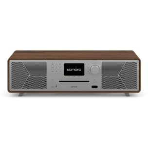 Chaîne HiFi SONORO MEISTERSTUCK (Gen 2) Noyer-Argent
