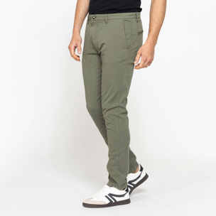 PANTALONE CHINO MOD. 617 IN GABARDINA ELASTICIZZATA