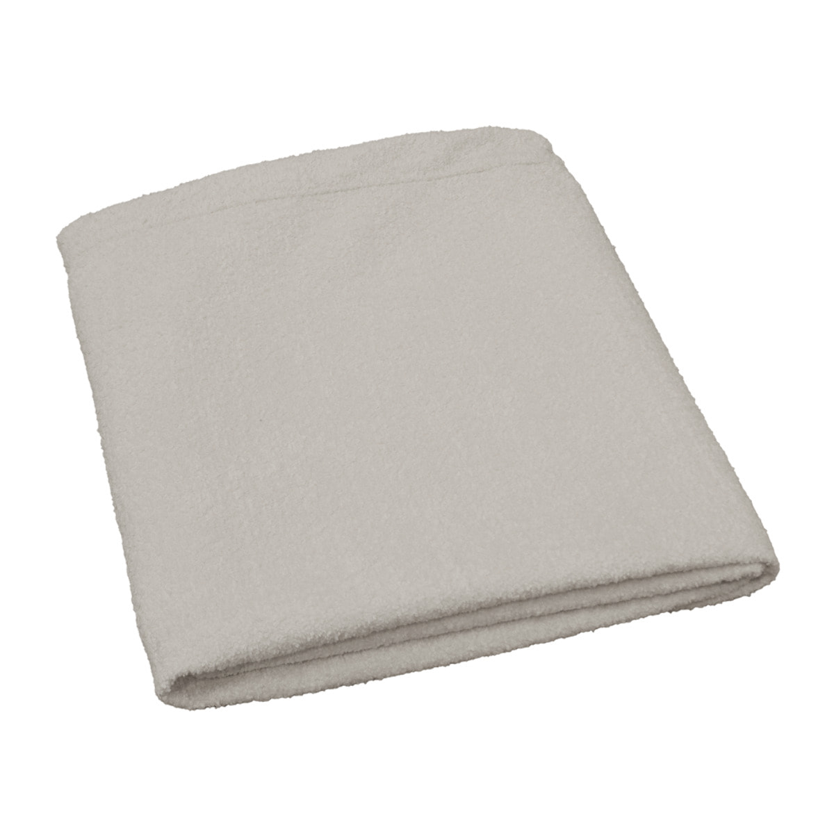 Housse pour tête de lit en bouclé gris clair en différentes tailles
