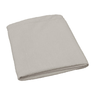 Housse pour tête de lit en bouclé gris clair en différentes tailles
