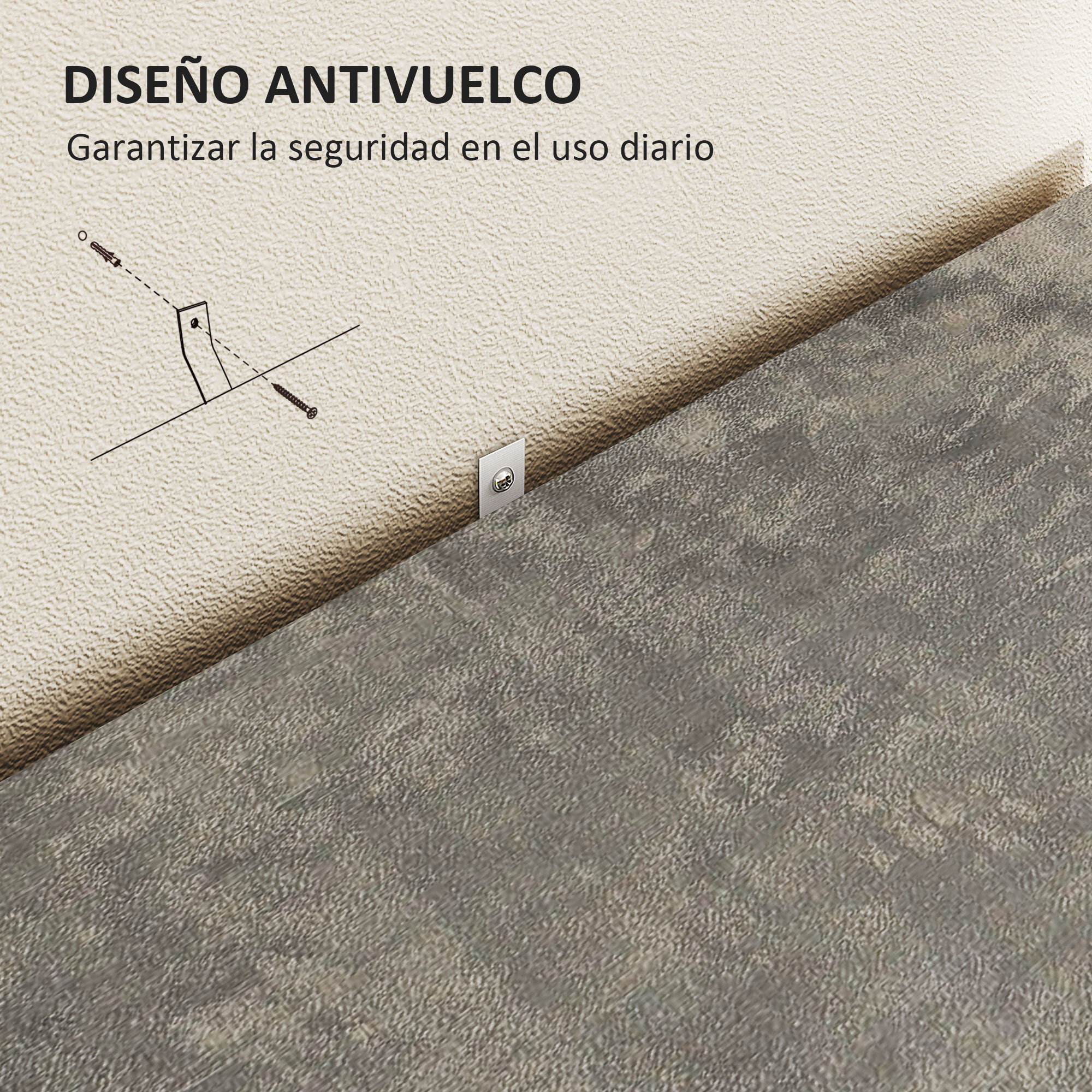 Aparador de 2 Puertas de Cierre Suave Aparador de Salón con Estante Mueble Auxiliar para Cocina Dormitorio Entrada 80x37x80 cm Gris Cemento y Blanco Brillo